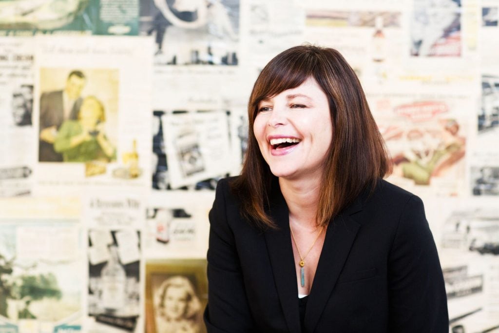 Maureen Toth laughing