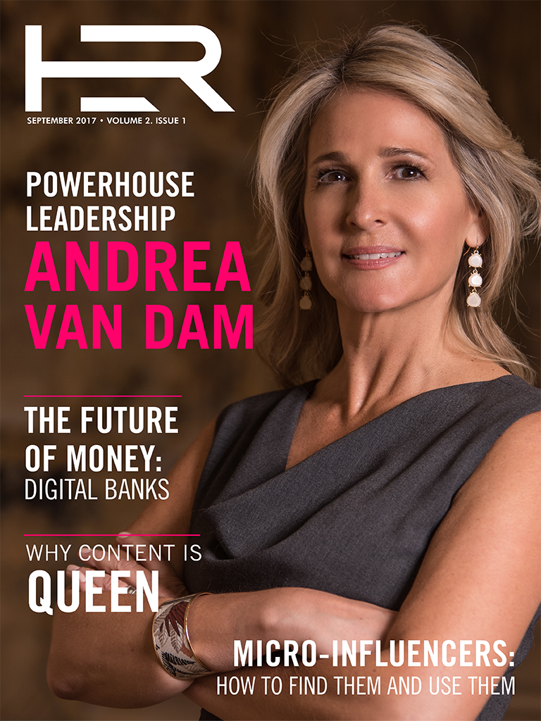 her magazine september issue andrea van dam